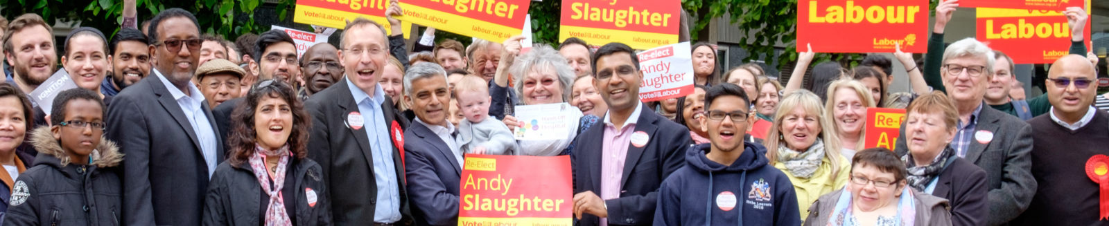 Out campaigning in Hammersmith